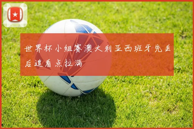 世界杯小组赛澳大利亚西班牙先丢后追看点拉满