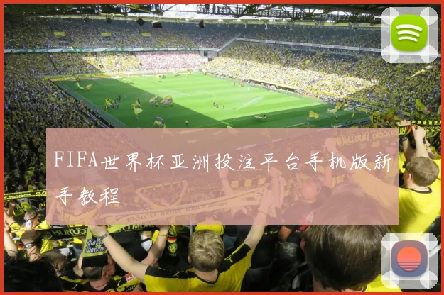 FIFA世界杯亚洲投注平台手机版新手教程